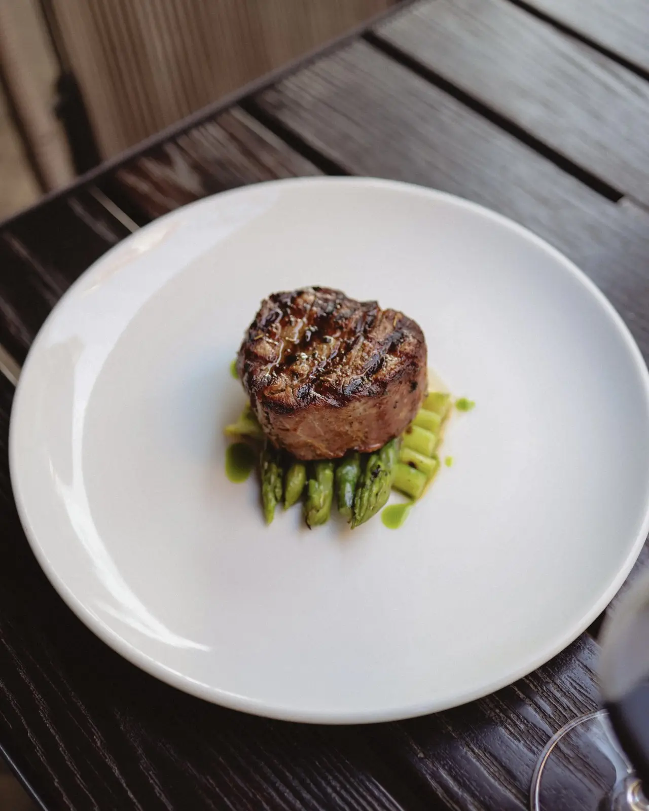 Juicy beef filet elegantly plated